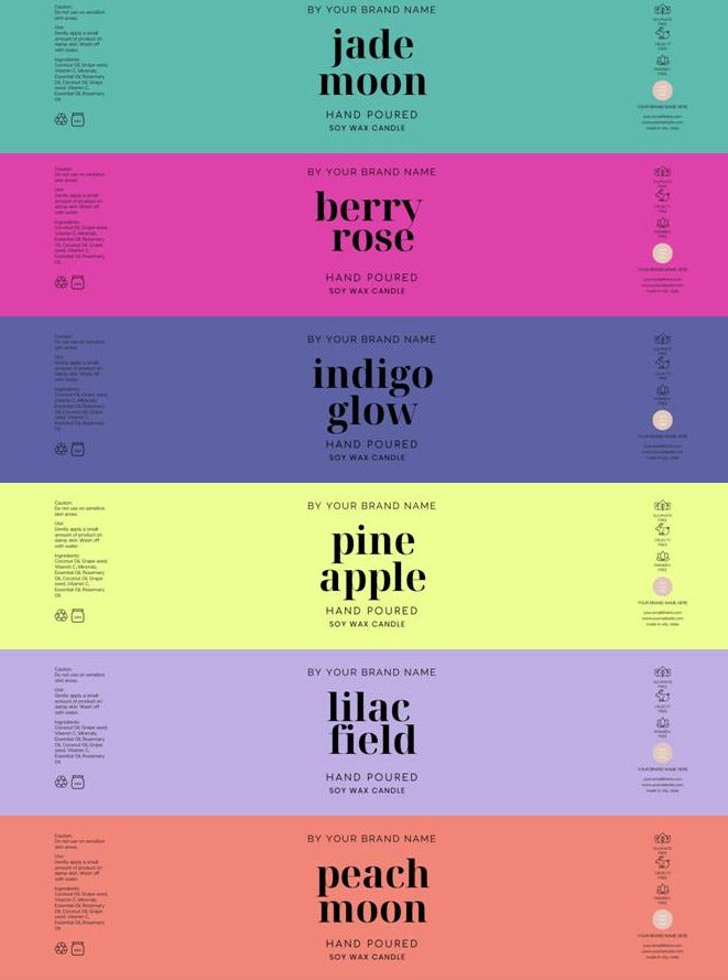 Brights Product Label Template - 1 Product
